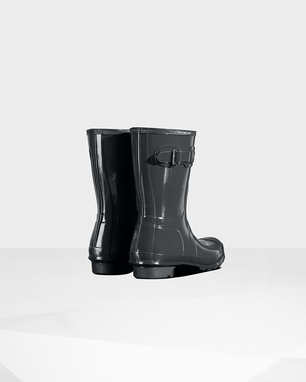 Galochas Curtas Hunter Feminina Verdes Escuro - Original Gloss - 61RZQPUJV
